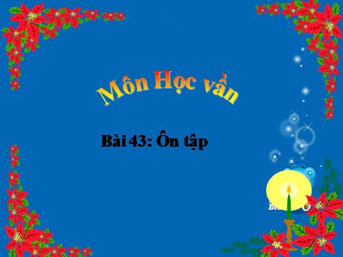 Bài 11. Ôn tập