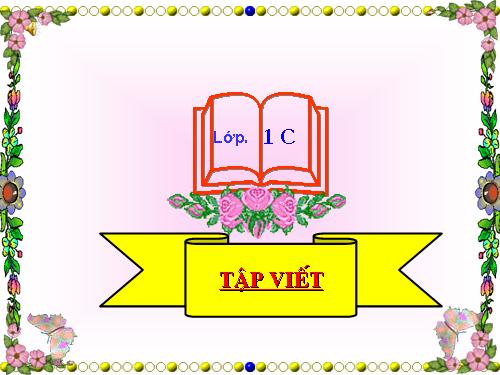 TẬP VIẾT