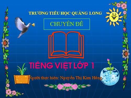 Chuyên đề Tiếng Việt lớp 1