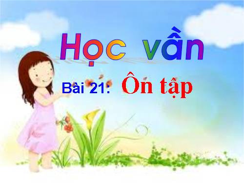 Bài 21. Ôn tập