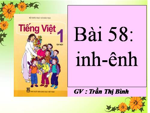 Bài 58. inh, ênh