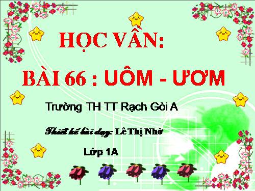 Bài 66. uôm, ươm