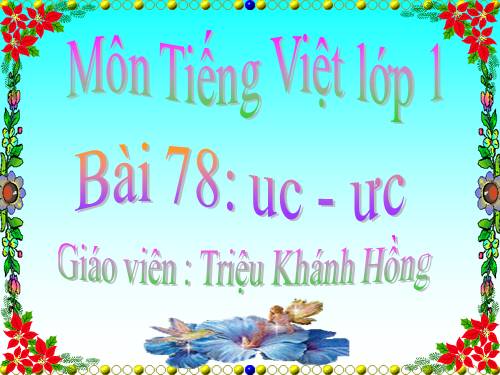 Bài 78. uc, ưc