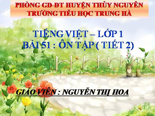 Bài 51. Ôn tập