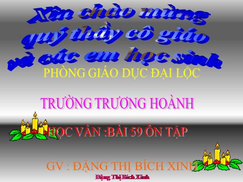 Bài 59. Ôn tập