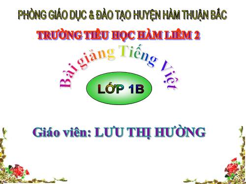 Bài 95. oanh, oach