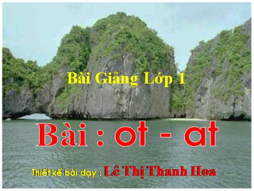 Bài 68. ot, at