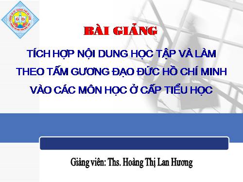 Bài giảng tập huấn trường học thân thiện