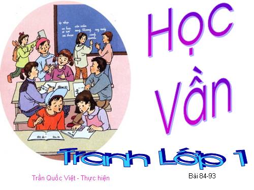 Tranh học vần tiếng việt lớp 1