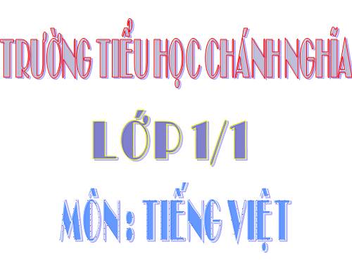 Bài 57. ang, anh