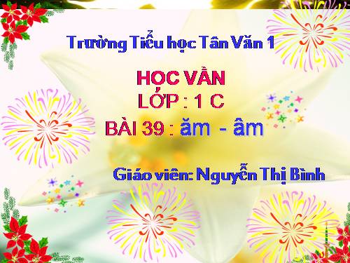 Bài 61. ăm, âm