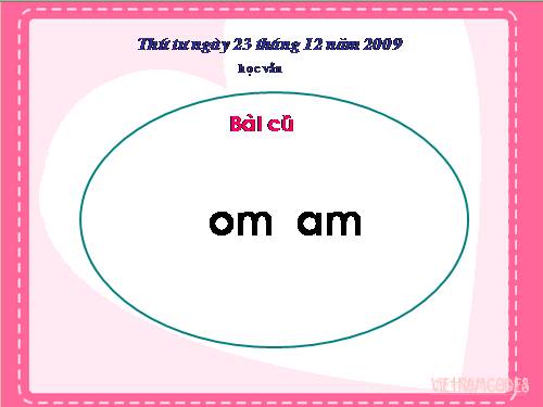 Bài 61. ăm, âm