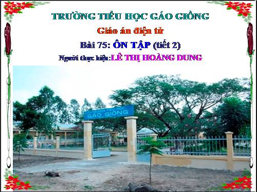 Bài 75. Ôn tập