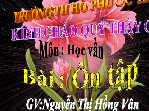 Bài 37. Ôn tập