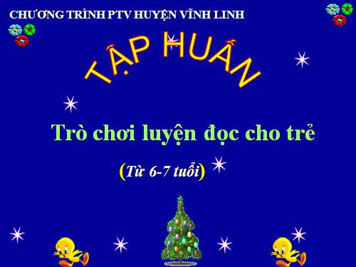 Tro choi luyen doc