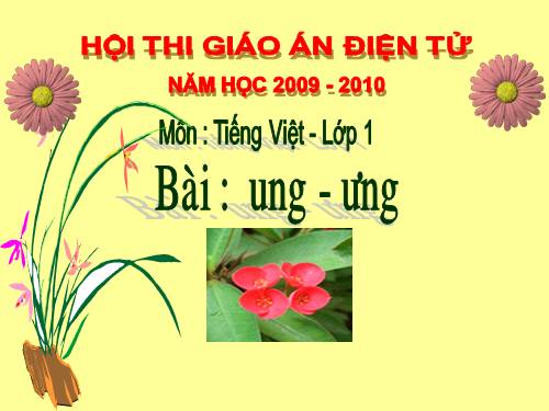 Bài 54. ung, ưng