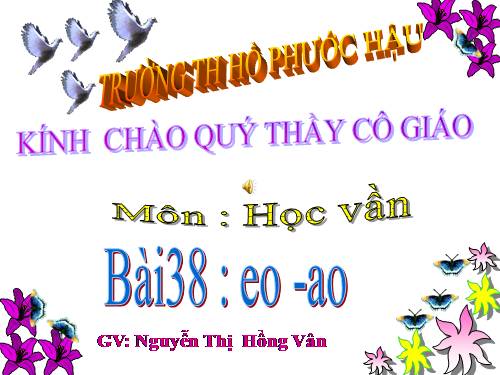 Bài 38. eo, ao