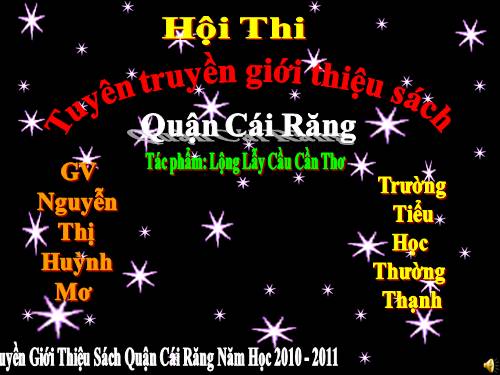 tuyên truyền giới thiệu sách 2010 - 2011