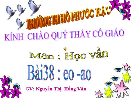 Bài 38. eo, ao