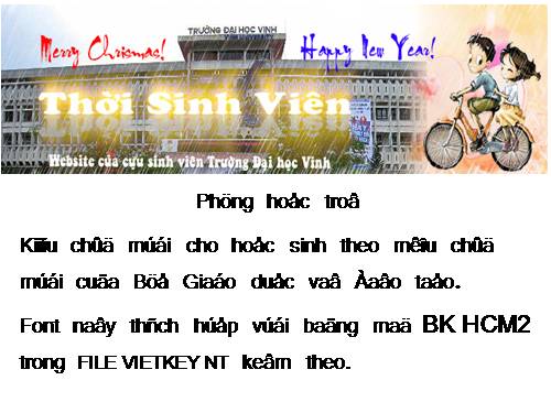 Font chu Viết chữ đẹp