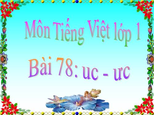 Bài 78. uc, ưc