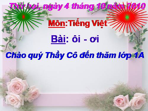 Bài 33. ôi, ơi