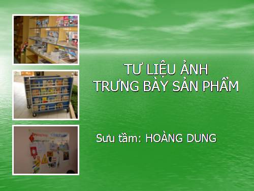 Trình bày sản phẩm giáo dục