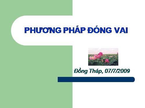 Phương pháp đóng vai