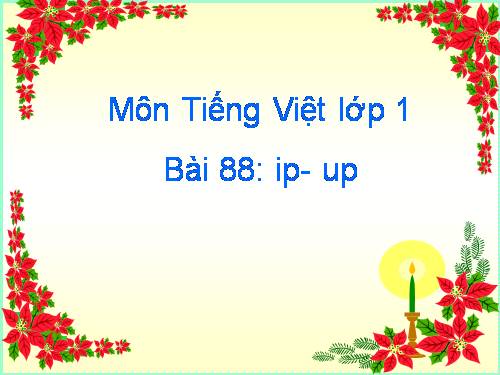 Bài 88. ip, up