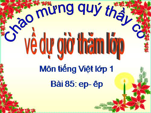 Bài 87. ep, êp