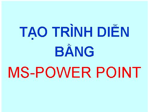 bai giang powerpoint rat hay