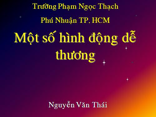 Hình động trang trí bài giảng