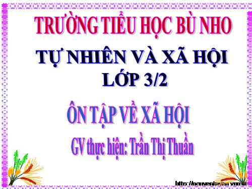 Bài 39. Ôn tập: Xã hội