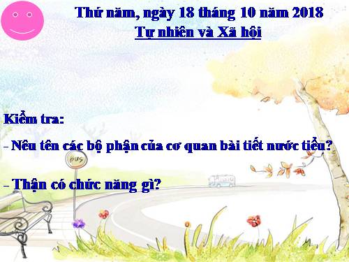 Bài 11. Vệ sinh cơ quan bài tiết nước tiểu