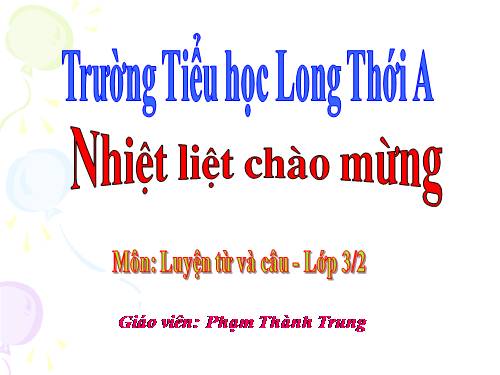 Tuần 10. So sánh. Dấu chấm