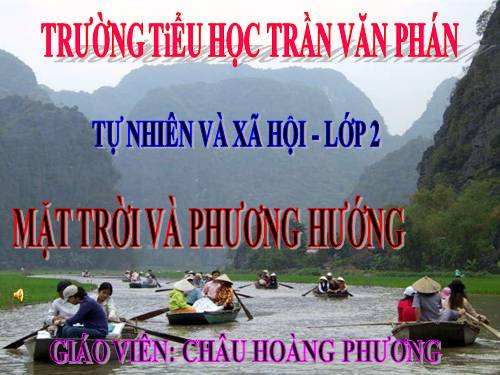 Bài 32. Mặt Trời và phương hướng