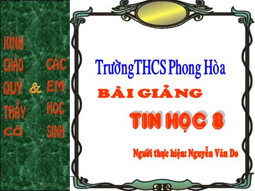 Bài 4. Sử dụng biến trong chương trình