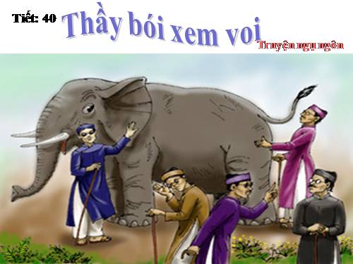 Bài 10. Thầy bói xem voi