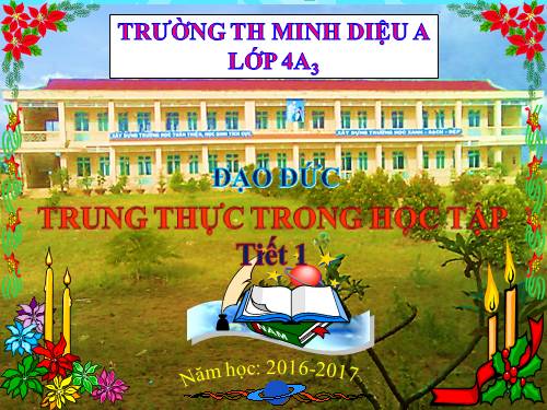 Bài 1. Trung thực trong học tập