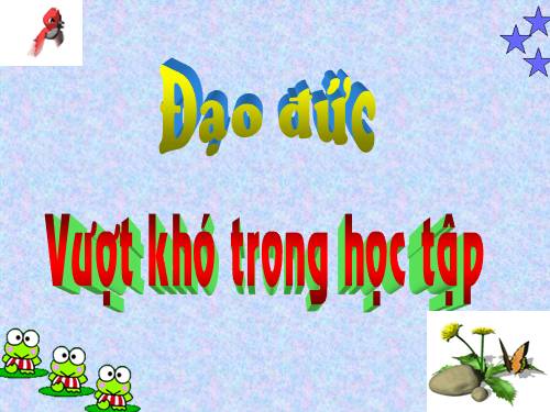 Bài 1. Trung thực trong học tập