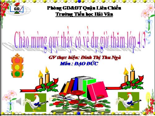 Bài 13. Tôn trọng luật giao thông