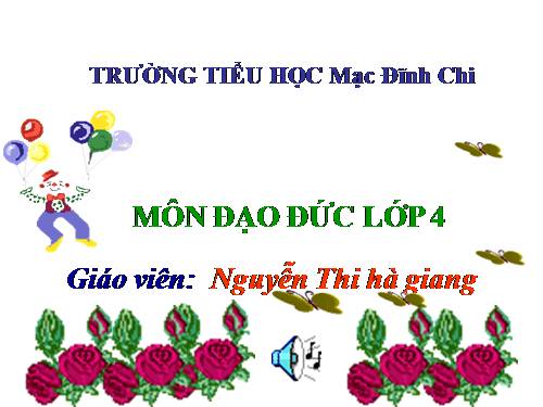 Bài 7. Biết ơn thầy giáo, cô giáo