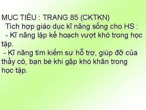 Bài 2. Vượt khó trong học tập