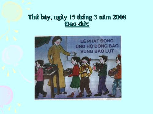 Bài 12. Tích cực tham gia các hoạt động nhân đạo