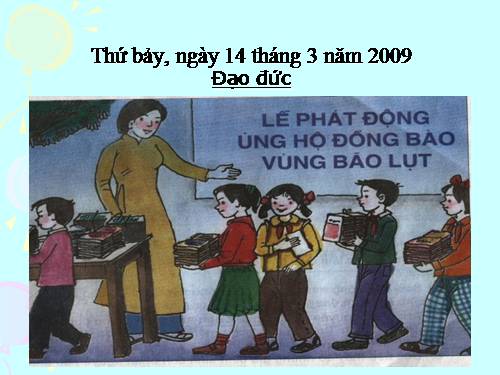 Bài 12. Tích cực tham gia các hoạt động nhân đạo