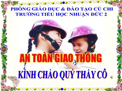 Bài 13. Tôn trọng luật giao thông