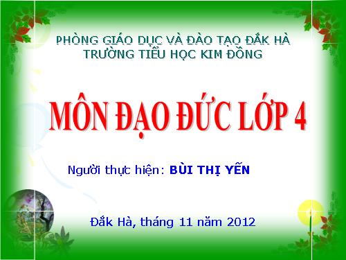 Bài 5. Tiết kiệm thời giờ