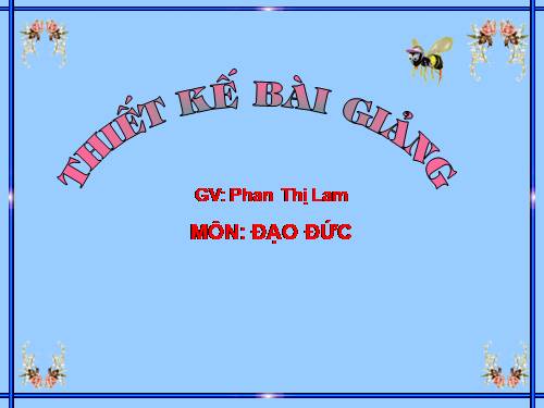 Bài 5. Tiết kiệm thời giờ