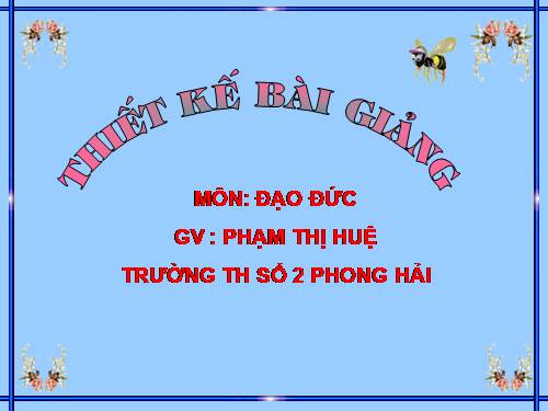 Bài 5. Tiết kiệm thời giờ