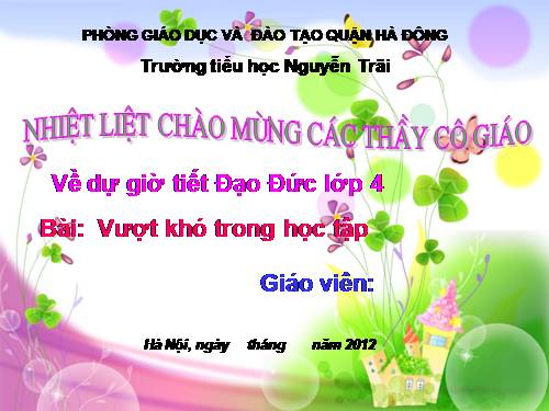 Bài 2. Vượt khó trong học tập